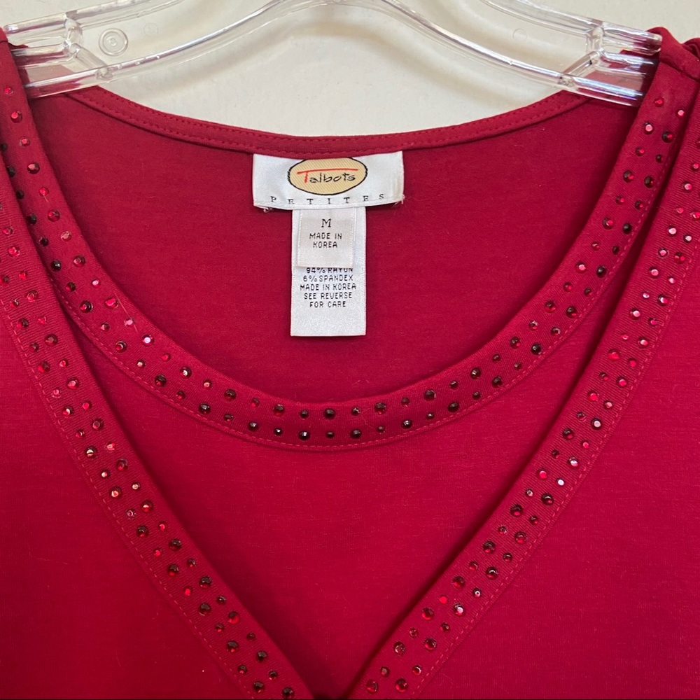 Talbots Red Sweater Set - Picture 12 of 15